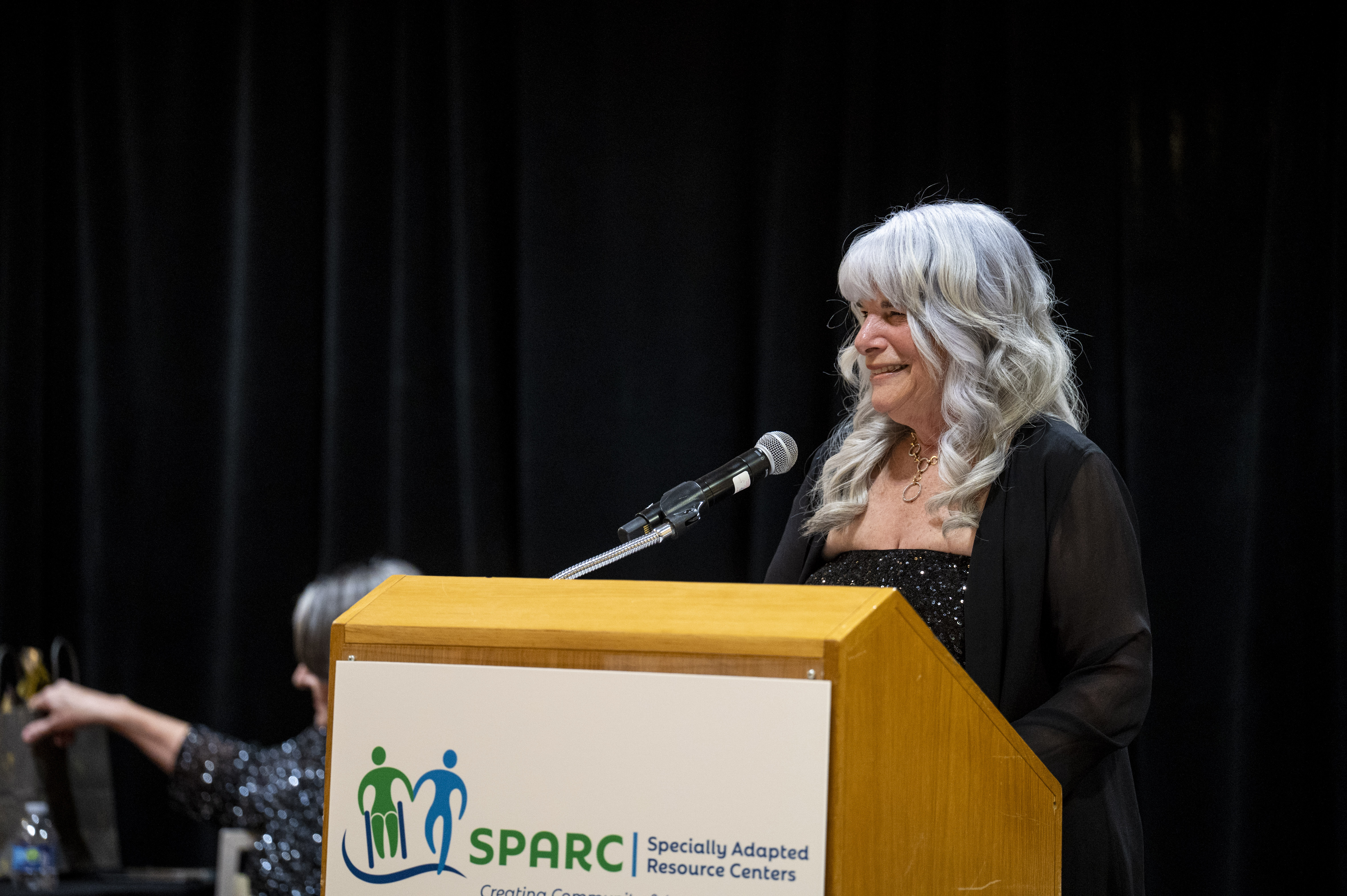 Ellen speaking at SPARC event